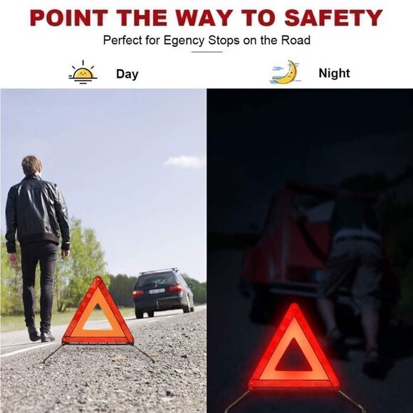 Reflective Safety Triangles  - Picture 4 of 7